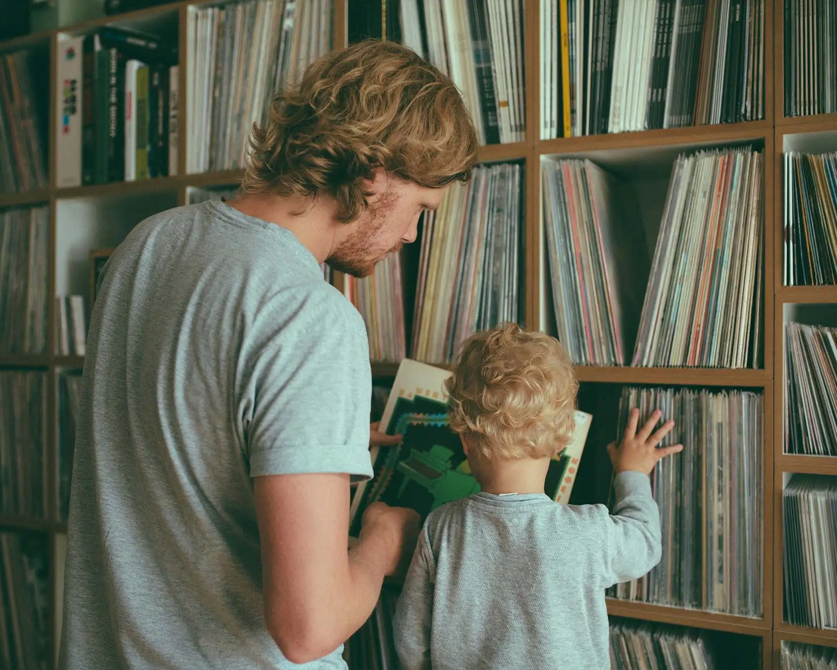 Koop, Inspiration, Blog, zu Besuch bei, Dexter, DJ, Schallplattenregale, Vinyl, LP