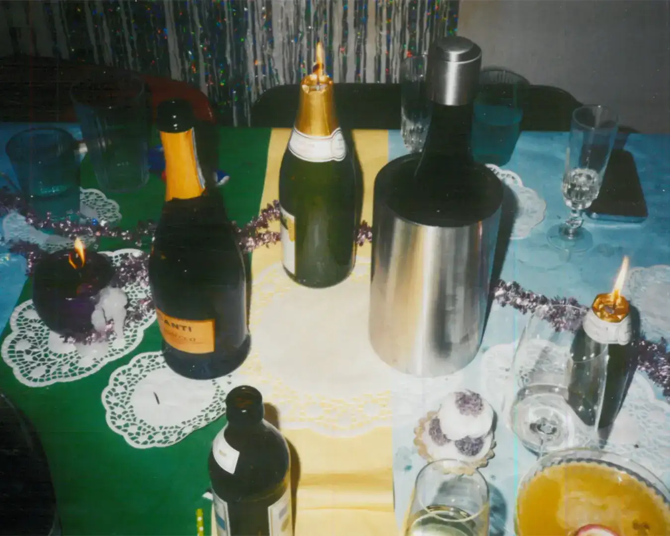 Luce, Kerzen, Spumante, Flasche, 70