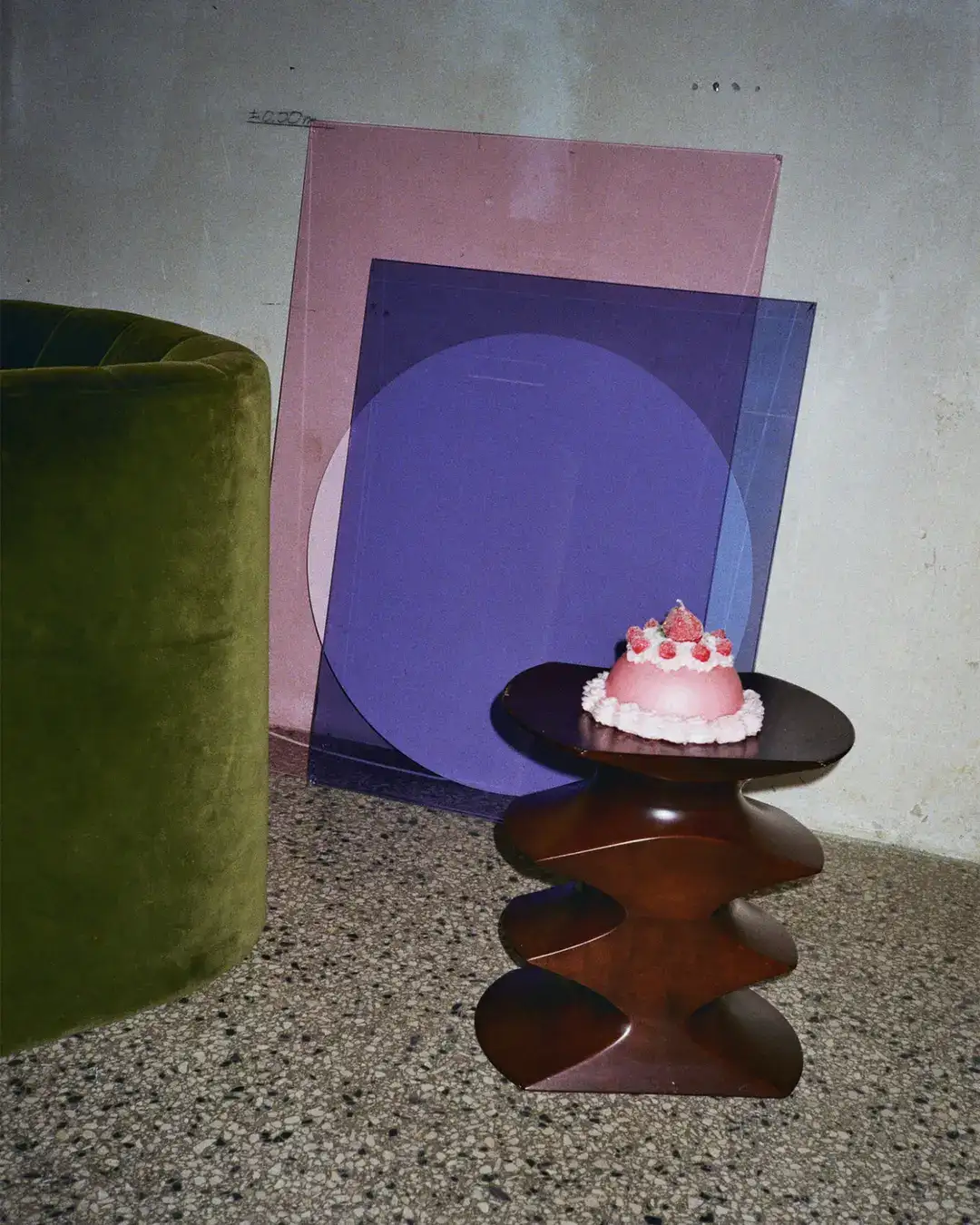 Luce, Kerzen, Erdbeertorte, 70