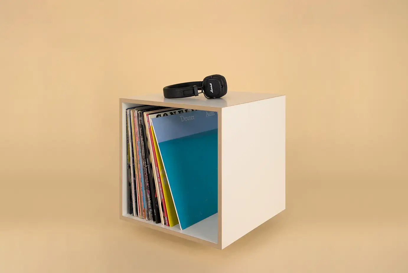 1:1 Modul Cube, Modul, Würfel, 1:1, Vinyl, Schallplatten, Kopfhörer, 4x3, 70