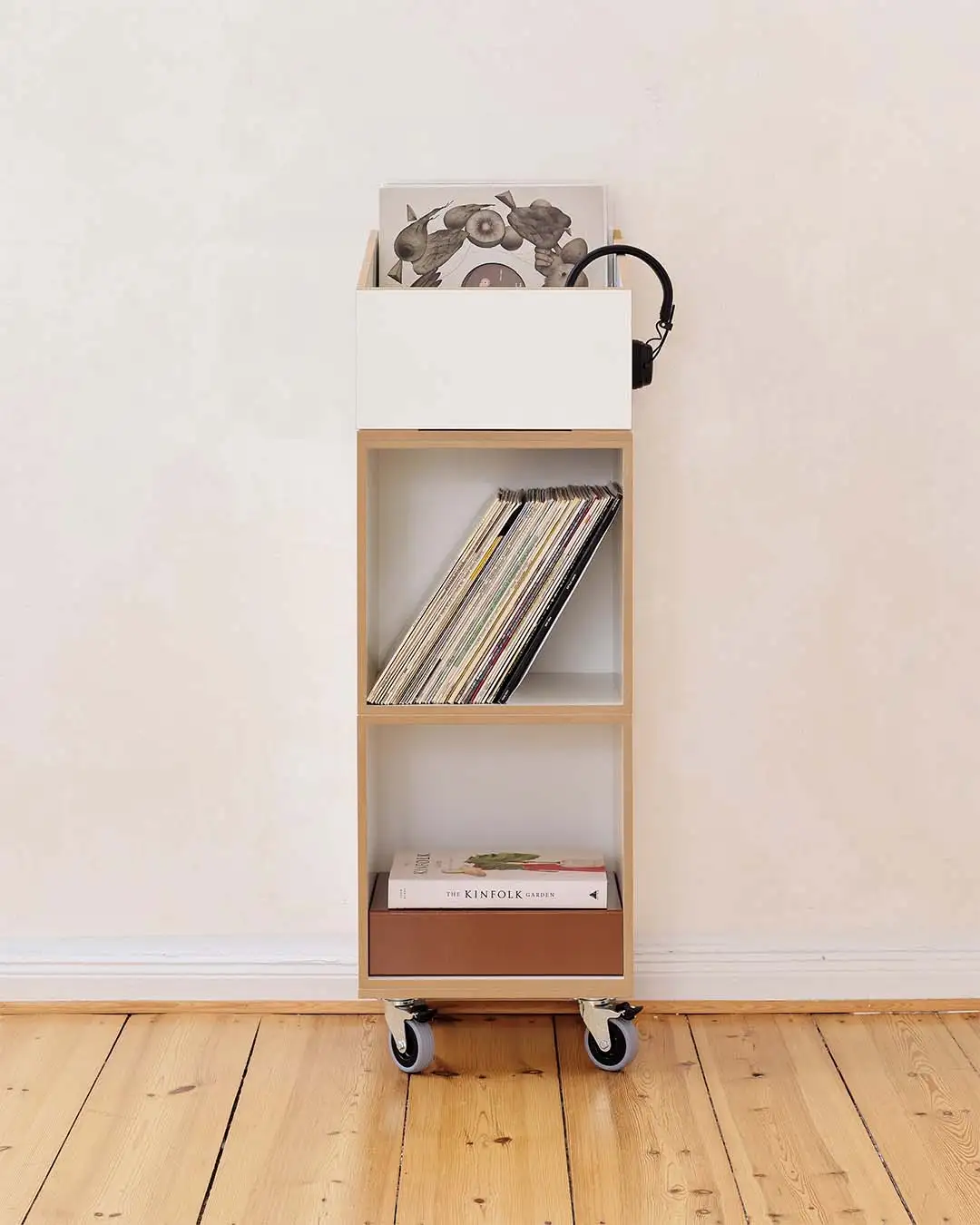 Kleiner-LP-Rollcontainer, LP-Box, LP-Box-Sockel, 1:1 Rollplatte, 4, 4x5