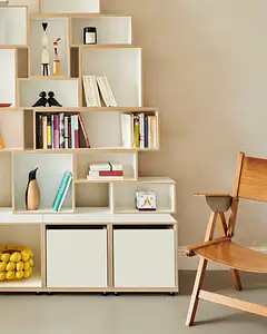 Regal für Taschenbücher Regal für Taschenbücher, 1:1 Grundplatte, 4x5, 50