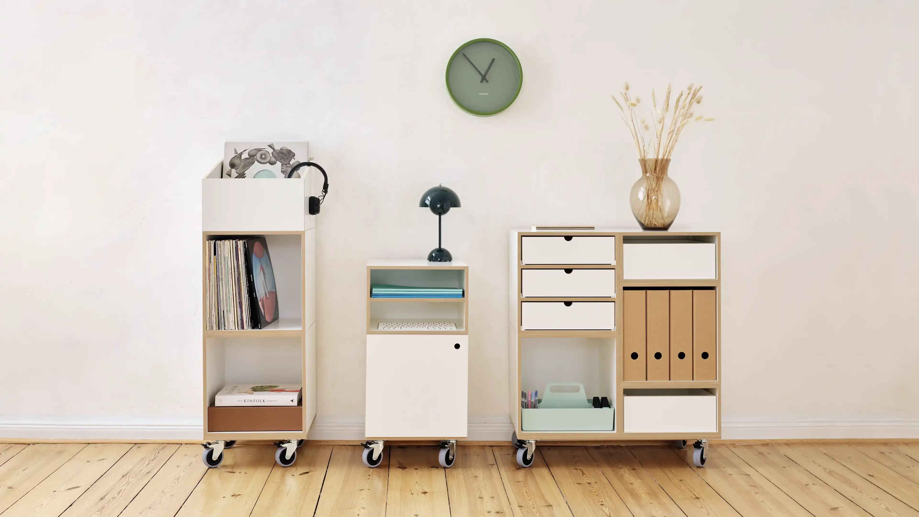 Rollcontainer Rollcontainer, Kleiner Rollcontainer, Rollcontainer mit Schubladen, LP-Rollcontainer, Header, Rollplatte, 16x9, 50