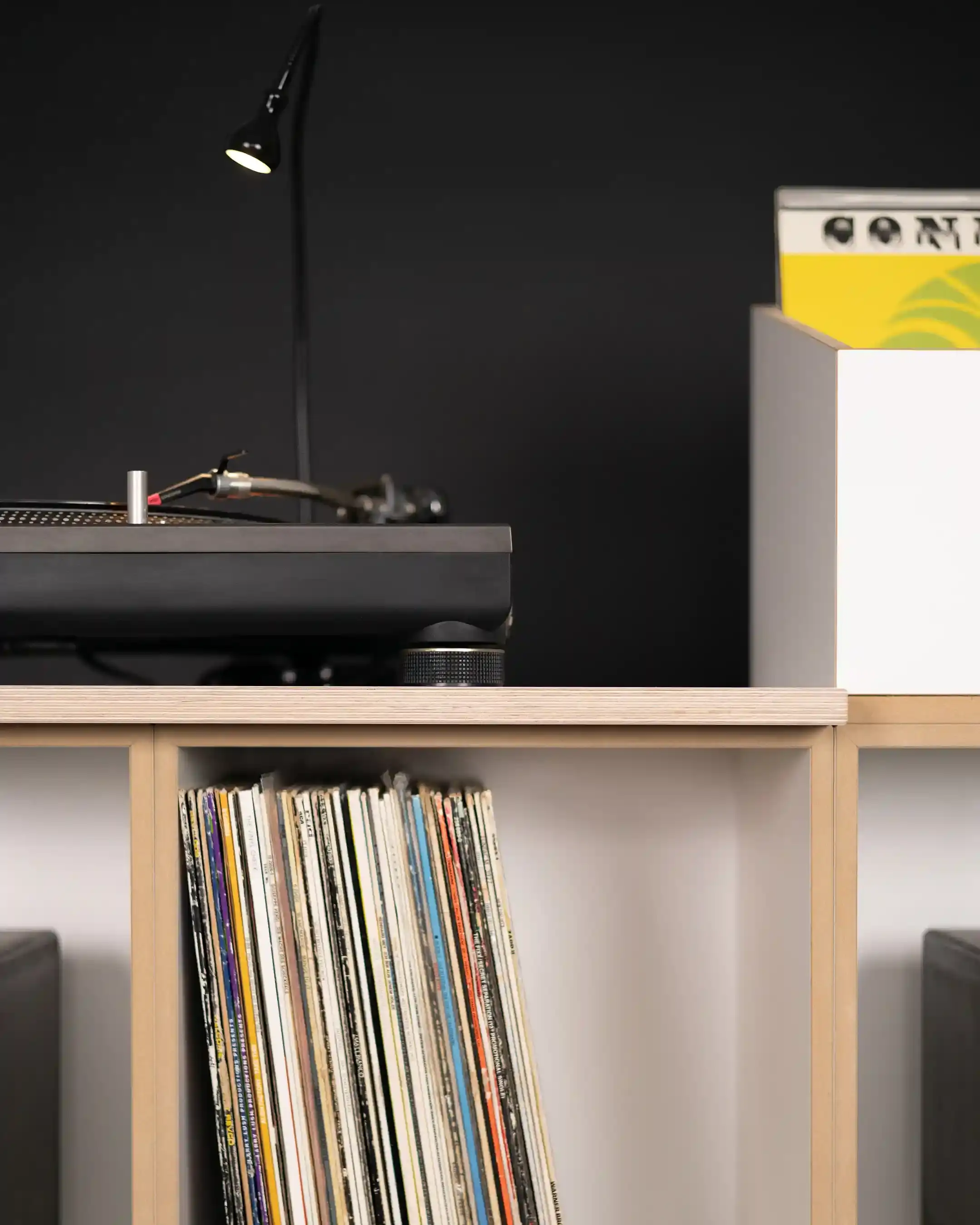 Schallplattenregale, Abdeckplatte, LP-Box