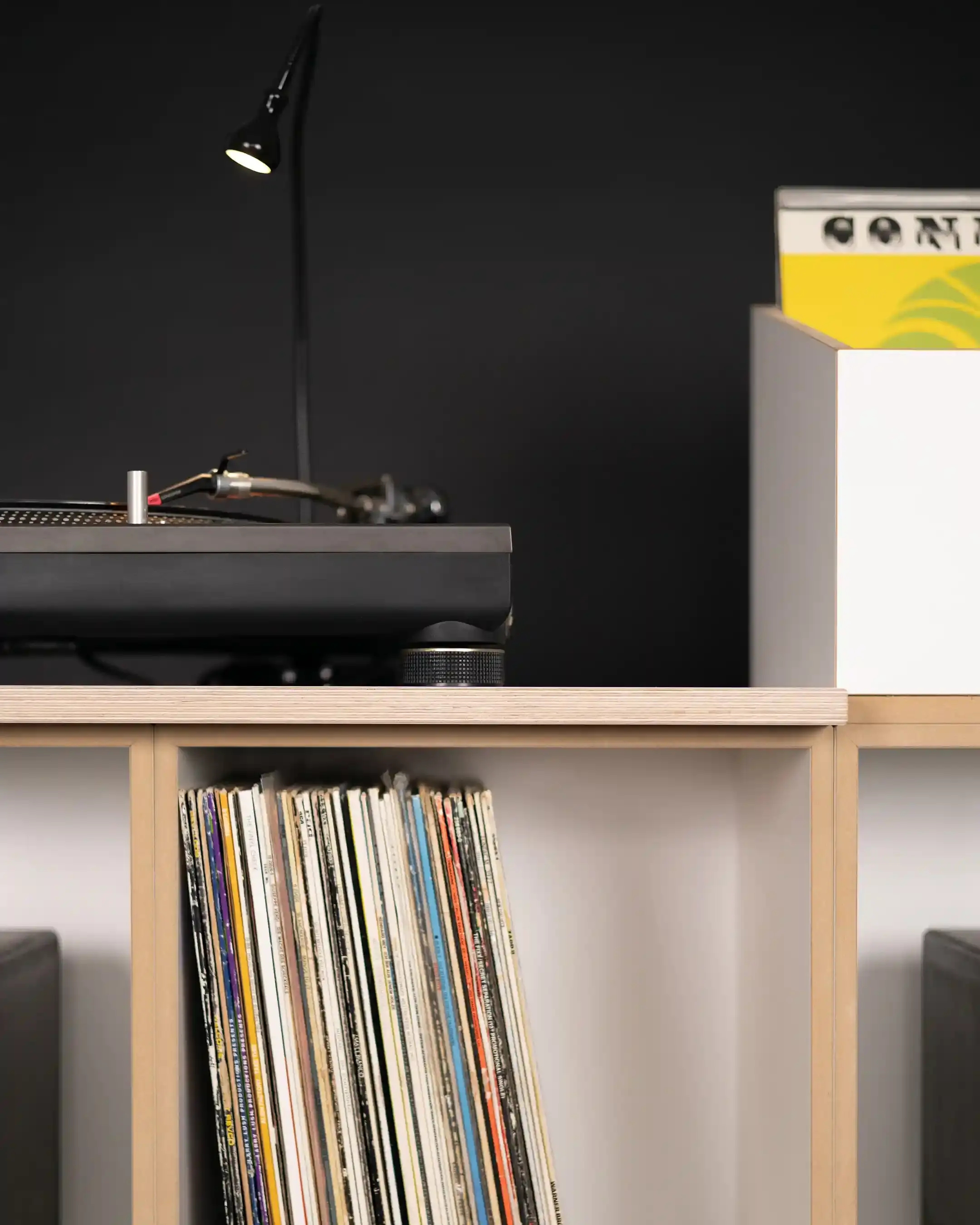 Abdeckplatte Schallplattenregale, Abdeckplatte, LP-Box