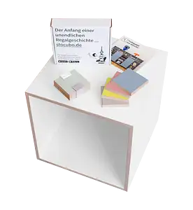 Probepaket, 2025, Freisteller, 1:1 Cube, Klammer, Farbmuster, 70