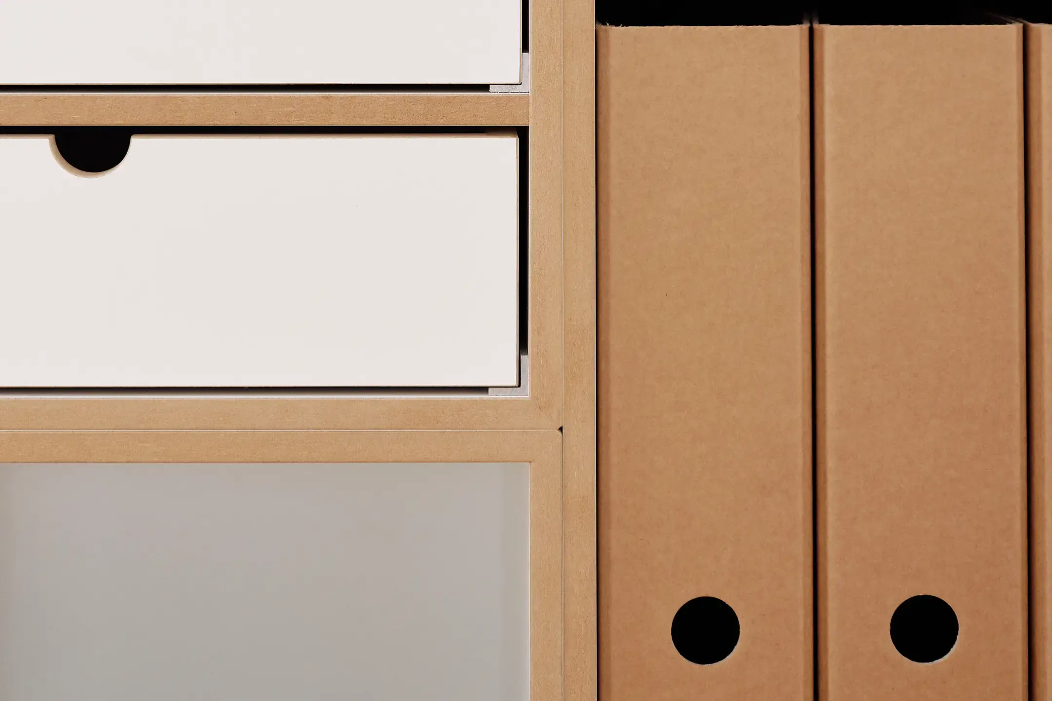 Rollcontainer mit Schubladen  Rollcontainer für Akten, F3 Modul, Schubladenset 3-teilig, Stauram, Ordner, 3x2, 70