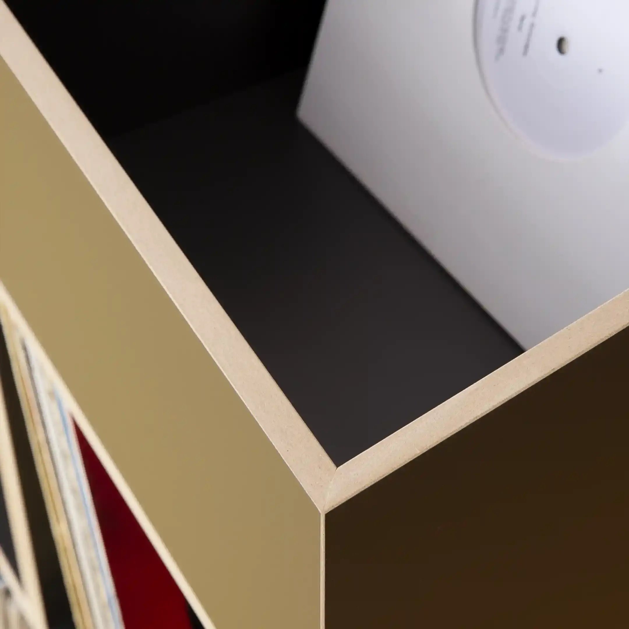 Schwarzes, Schallplattenregal, 03, 1x1-30