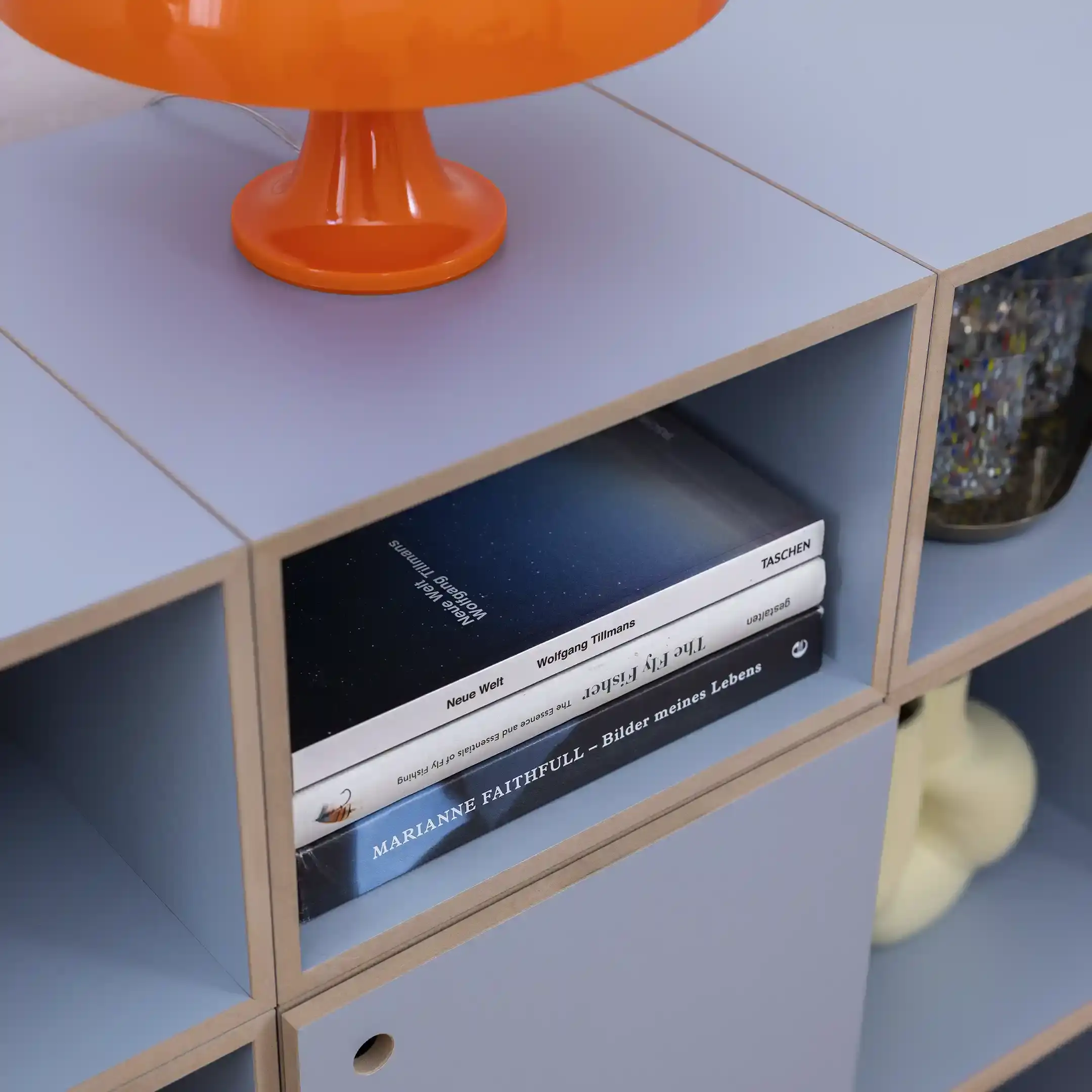 Blaues Wohnzimmer Sideboard Wohnzimmer, Sideboards, Blaues Wohnzimmer Sideboard, Denimblau, Hochkanttür, 1x1, 30