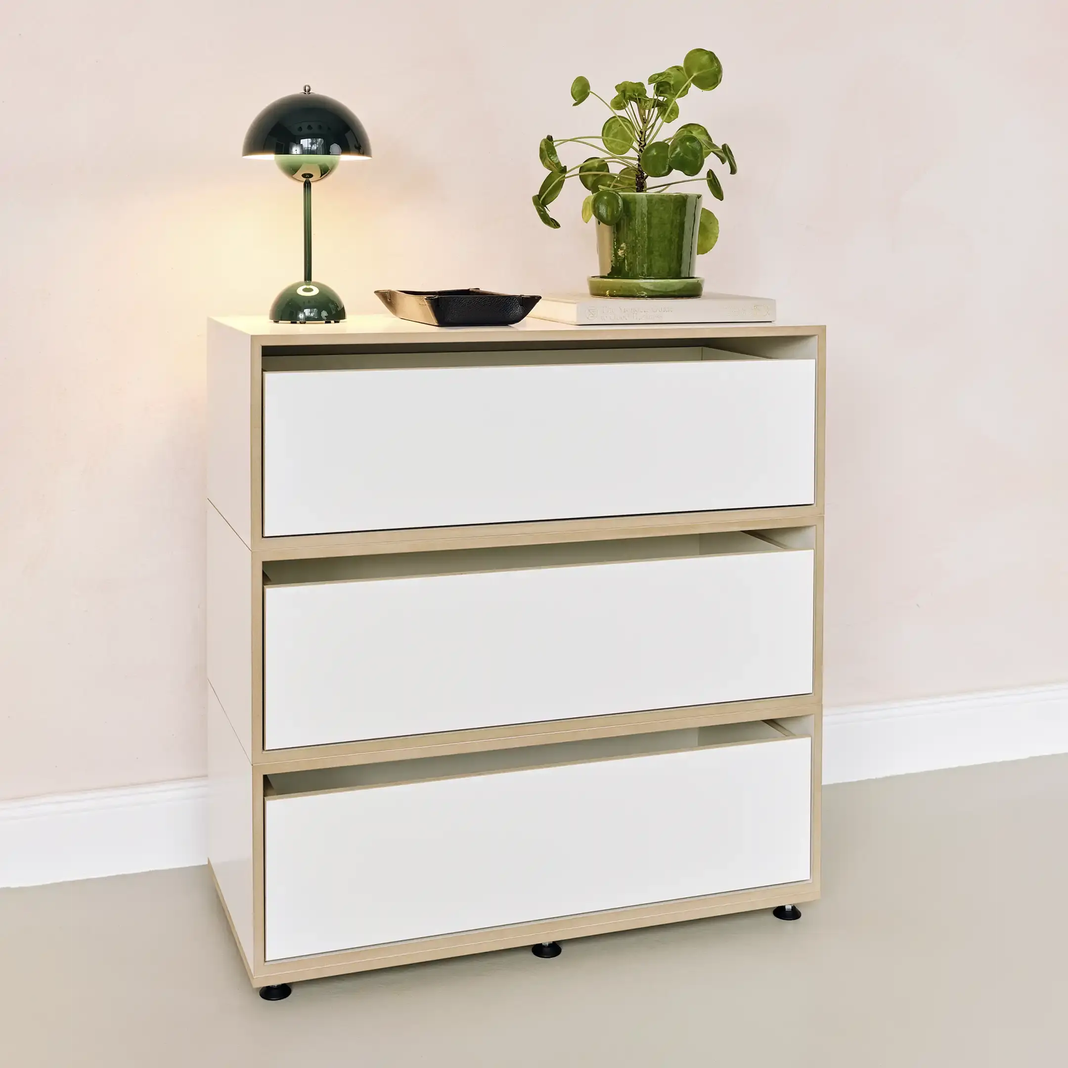 Kommode, kleine, weiss, 03, 1x1-50