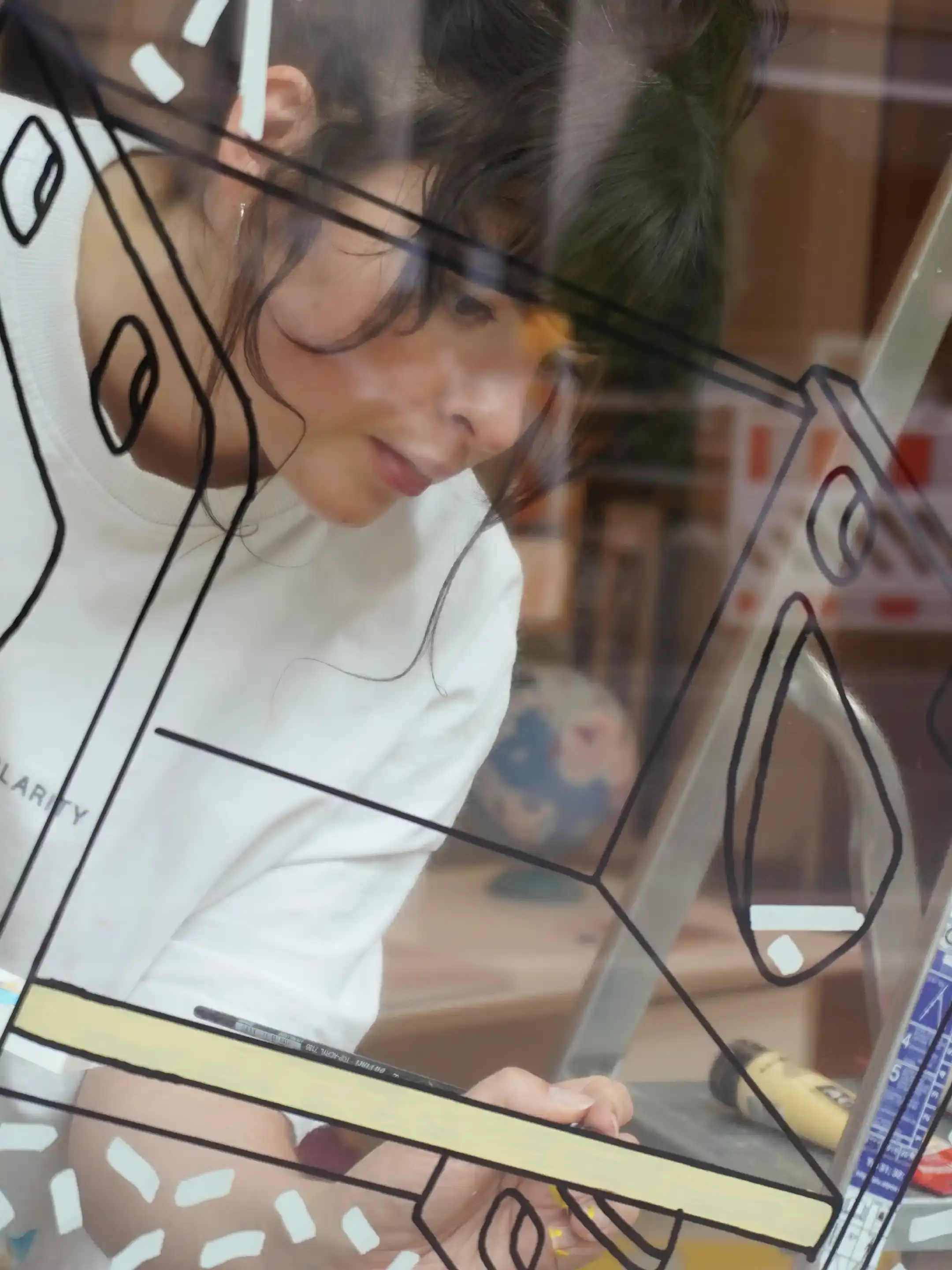 stocubo x Anna Ruprecht Koop, Blog, Showroom, Anna Ruprecht, Fensterbemalung, Illustration, Zeichnung, 3x4, 40