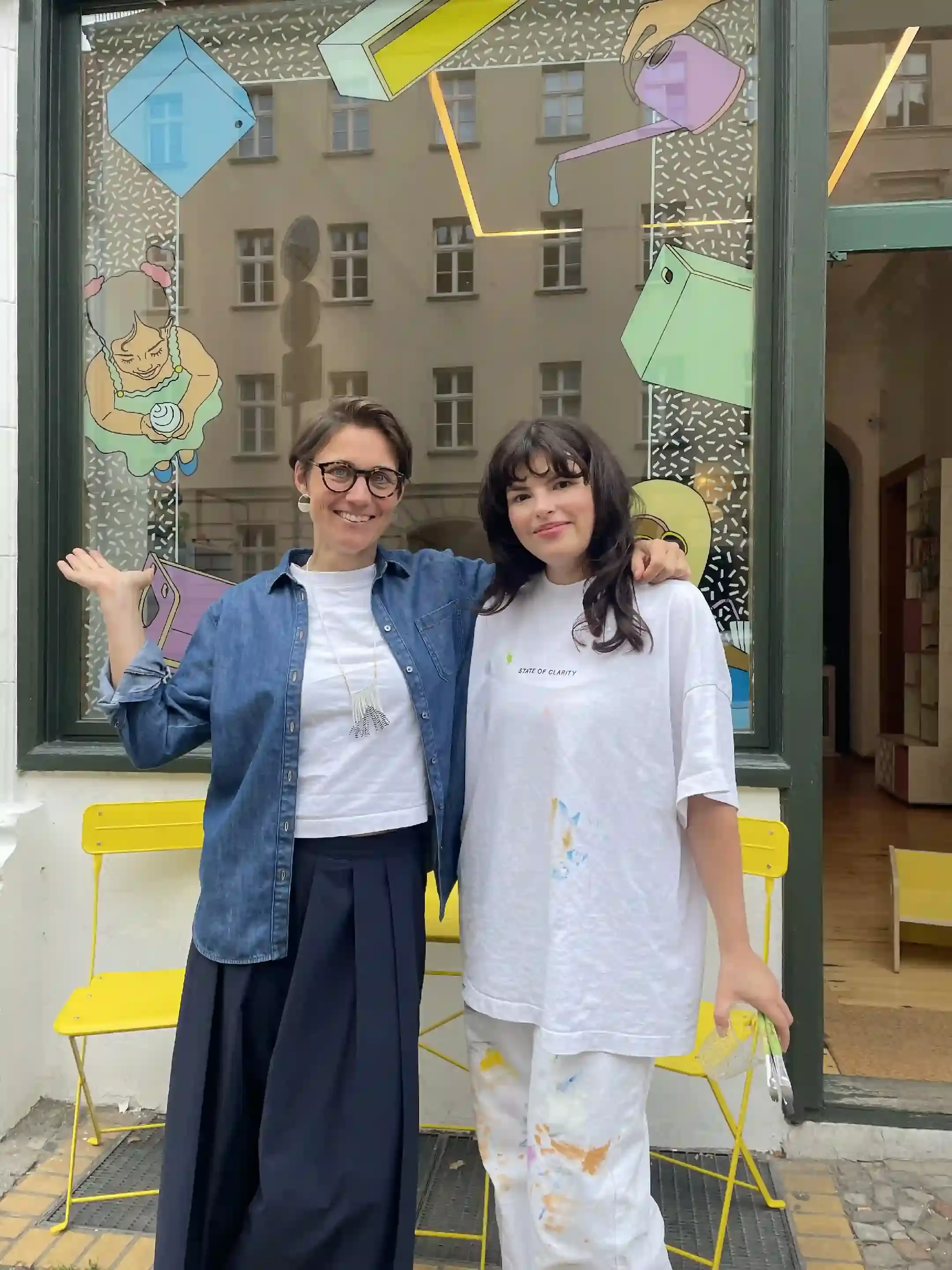 Koop, Blog, Showroom, Anna Ruprecht, Fensterbemalung, Illustration, Zeichnung, 3x4, 5