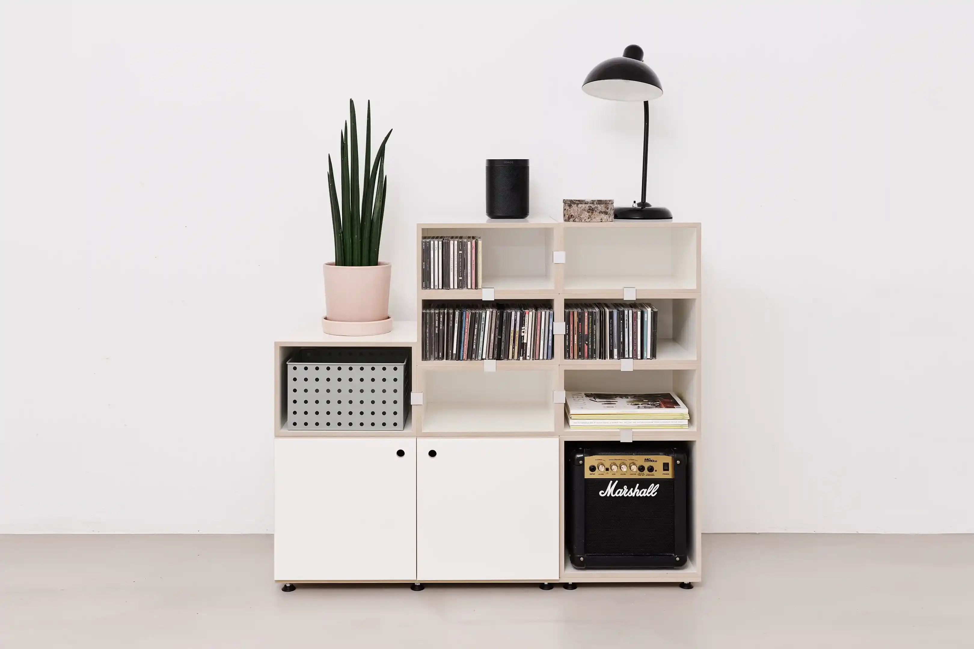 stocubo CD-Regal CD- und DVD-Regale, stocubo CD-Regal, Marshall, 3x2, 30