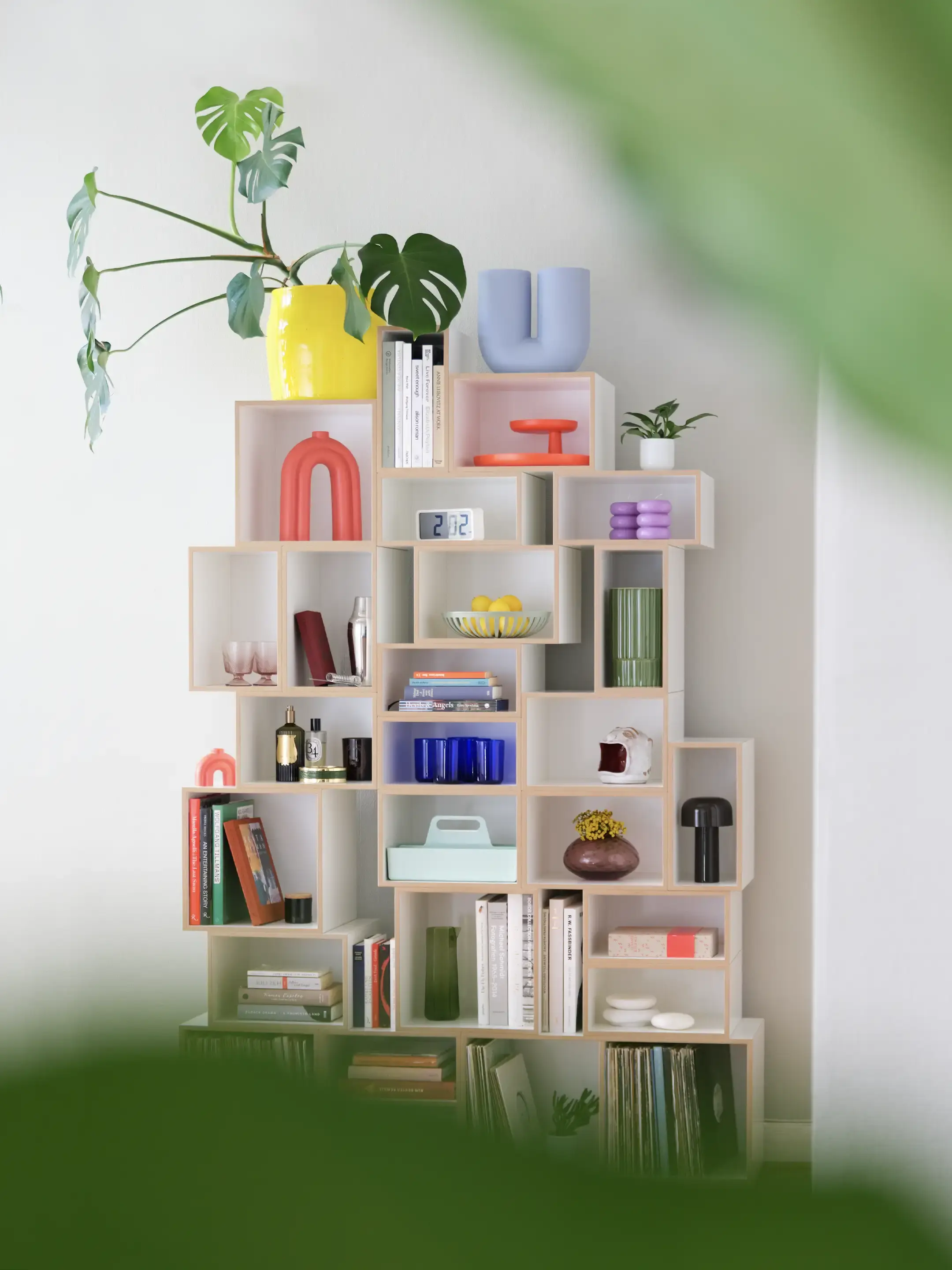 Modulares Bücherregal Bücherregale, Wohnzimmerregale, Modulares Bücherregal, 1:1 Modul, 2:3 Modul, 1:2 Modul, 3x4, 50