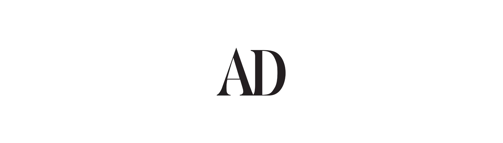 Logo, AD, Architectural Digest Deutschland, Bekannt aus, schwarz