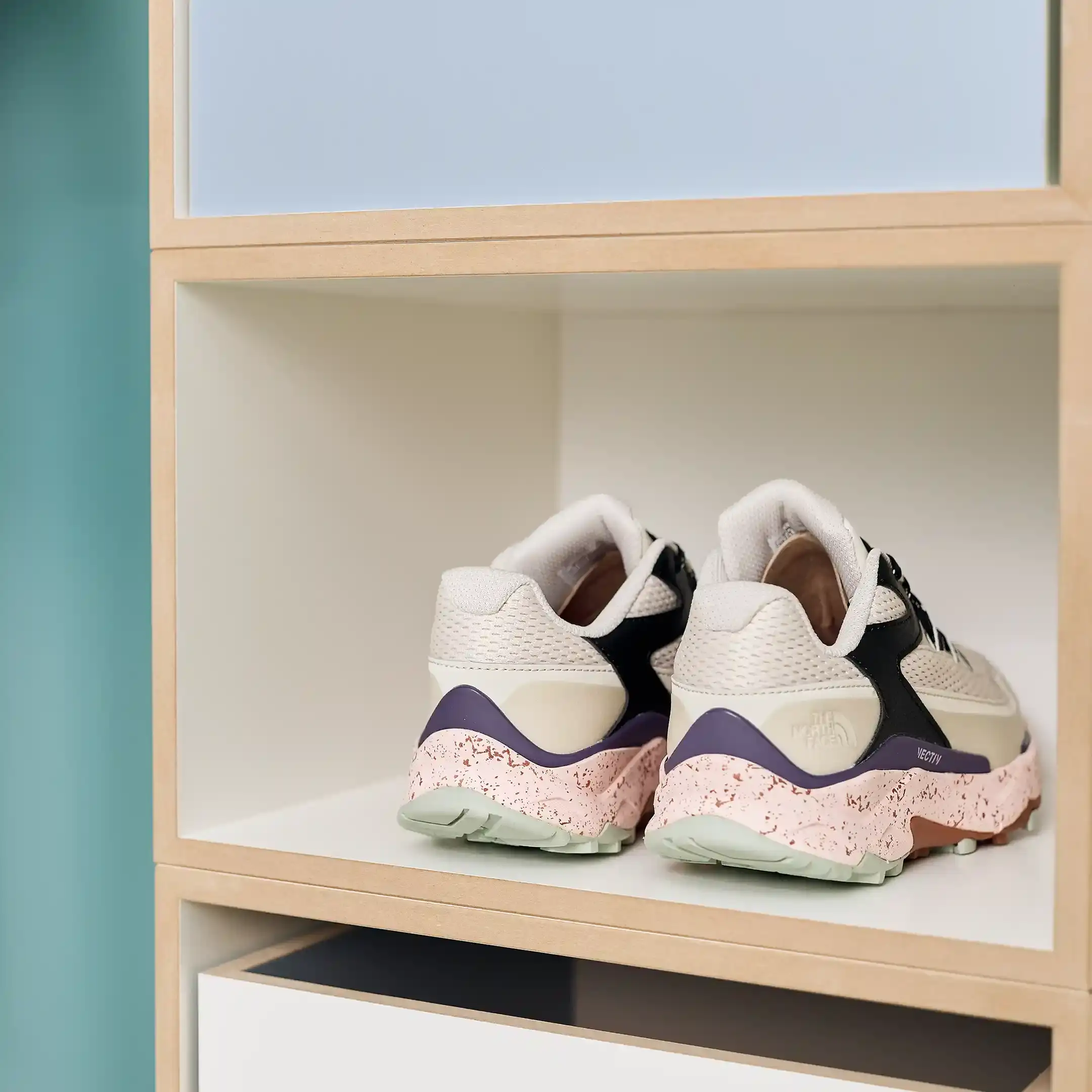 Flur, Schuschrank, Schuhregal, Einschub, Denimblau, 2:3 Modul, Retusche, 1x1, 30