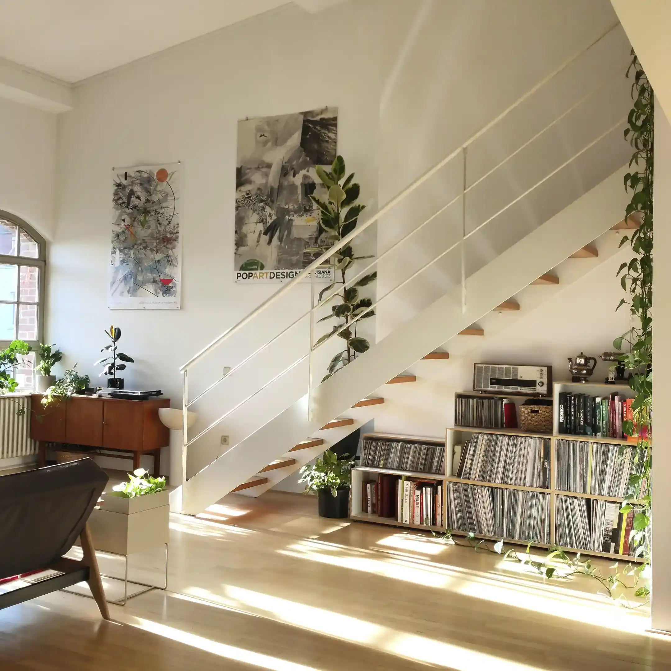 Kooperationen, Inspiration, Blog, zu Besuch bei, Regale für Dachschrägen, Sonnenlicht, Radio, Treppen, 1x1, 30