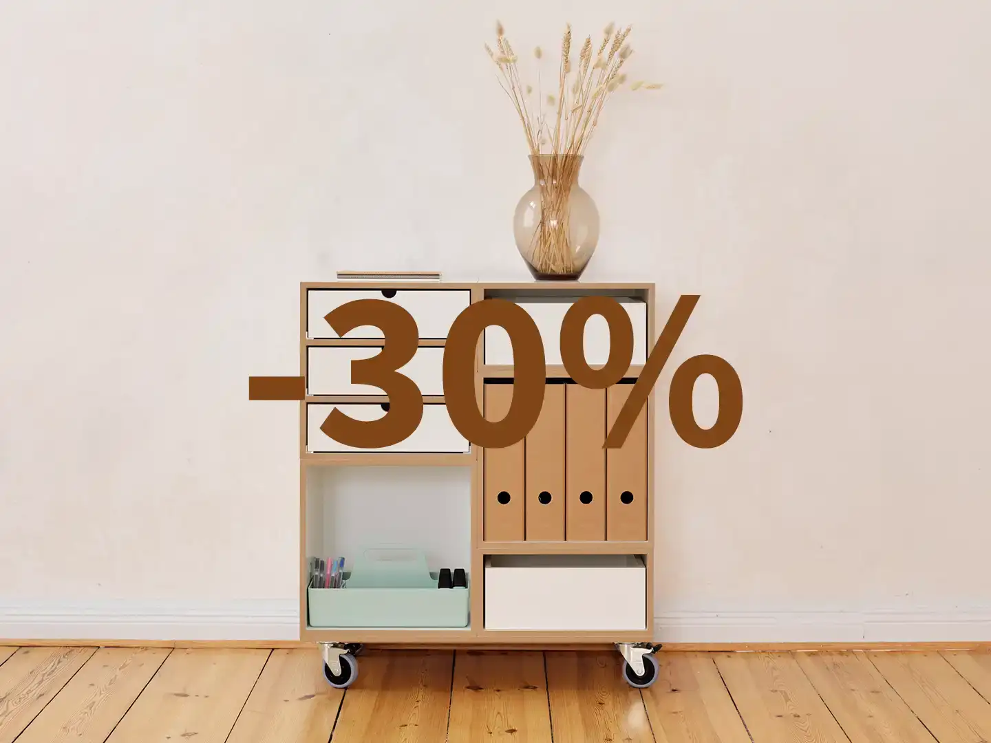 Slowvember, Slownov30, 30 %, Rollcontainer, Rollcontainer mit Schubladen, 50