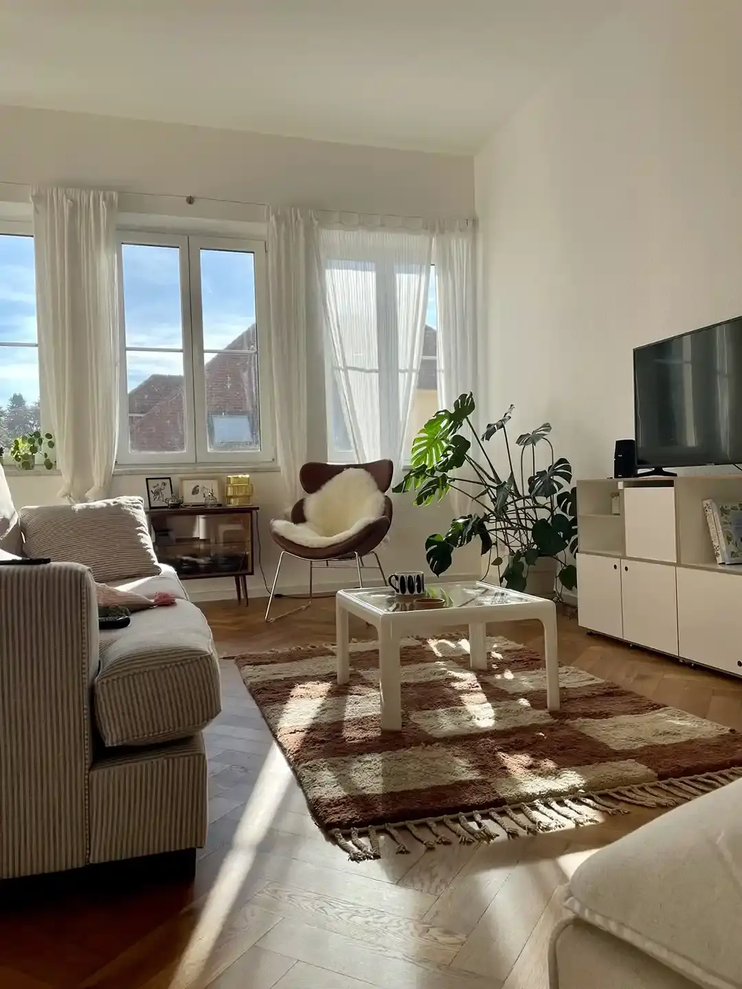 TV-Sideboard mit Türen Kundenbilder, Wohnzimmer, Fernseher, Sonne, 1080, 30