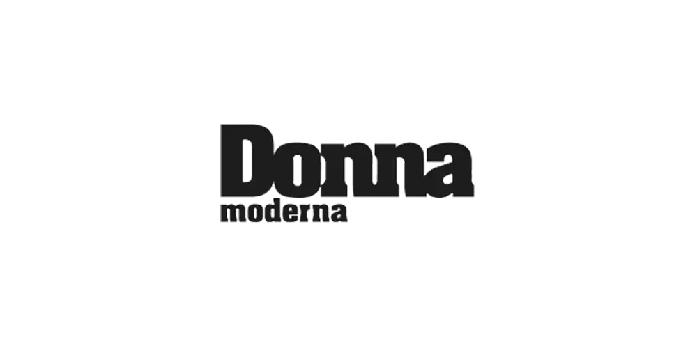 Donna Moderna Logo, Donna Moderna, schwarz, 02