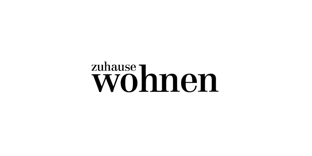 Logo, Zuhause wohnen, schwarz, 02