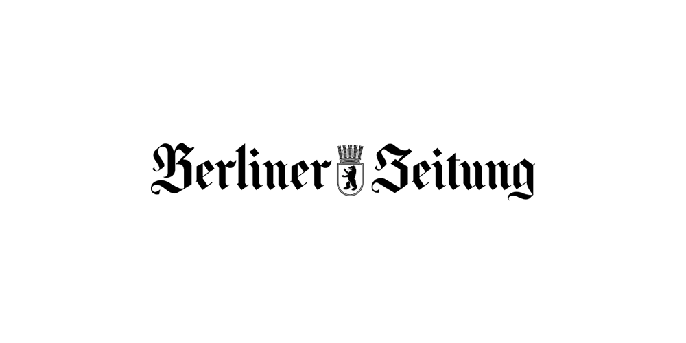Logo, Berliner Zeitung, schwarz, 02