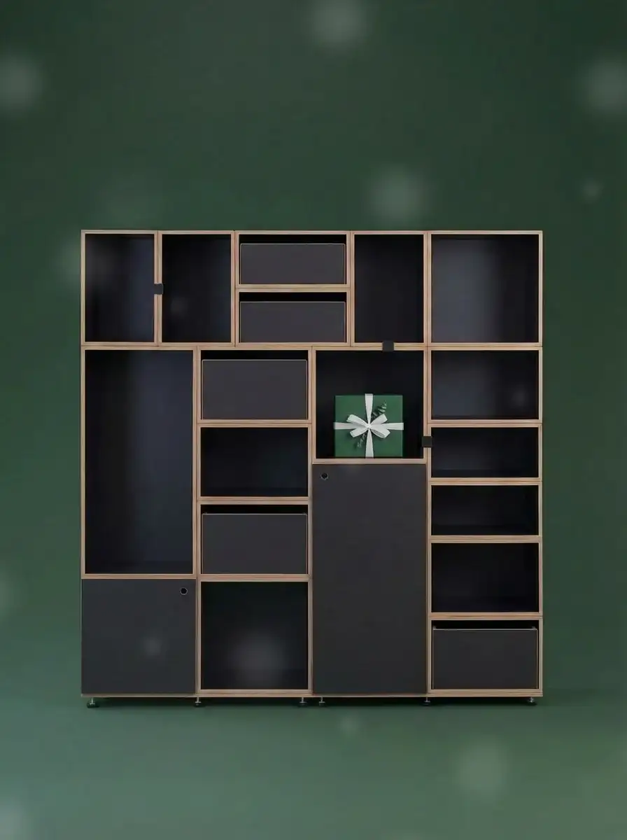 Würfelregale Weihnachten, 2025, Würfelregale, Geschenk, Geschenke, Schnee, Blur, 85