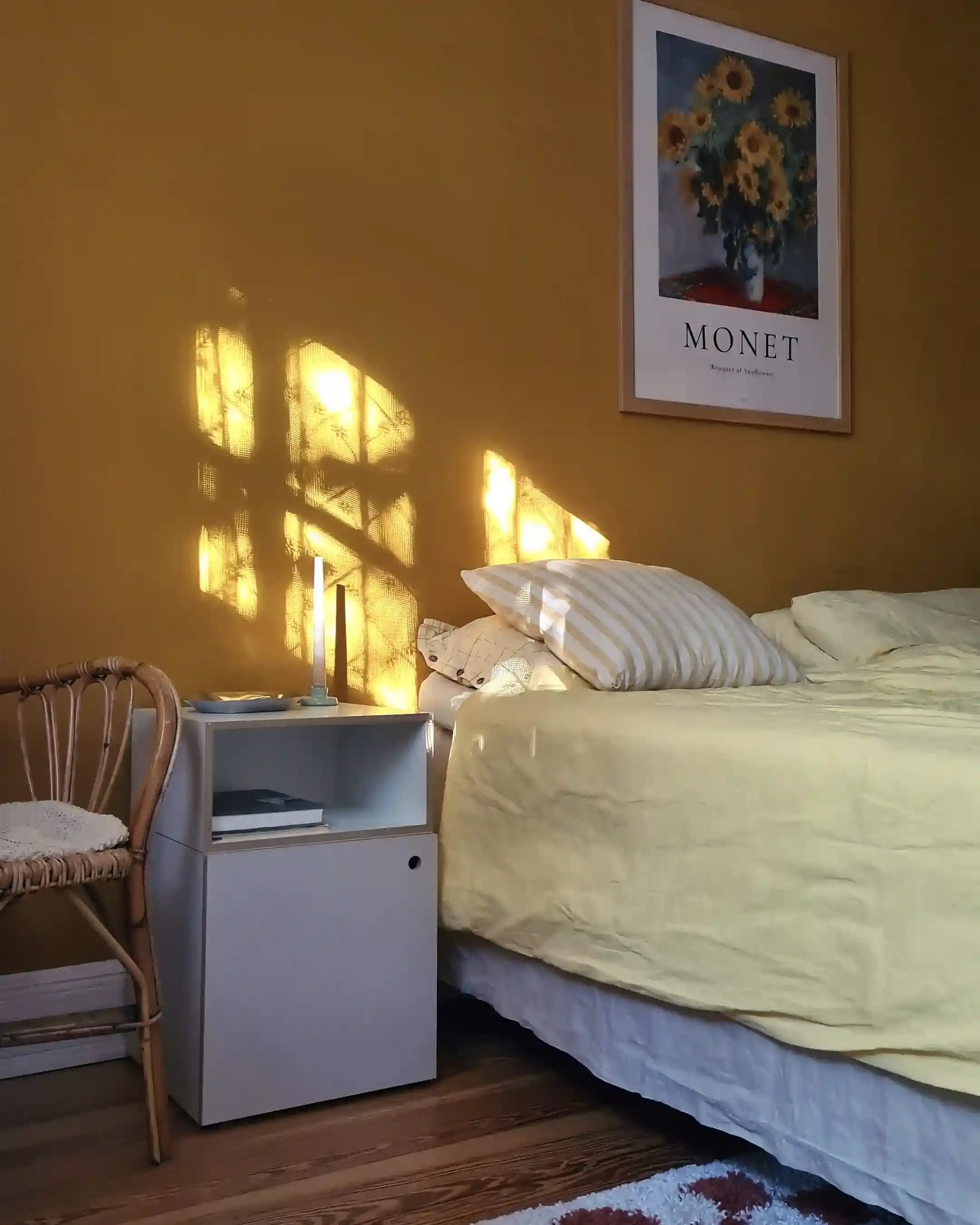 Schlafzimmer, Koop, Marie Lewandowski, Blue Edition, Denimblau, Sonnenstrahl, Sonnenschein, Gold, Gelb, 3x4, 20