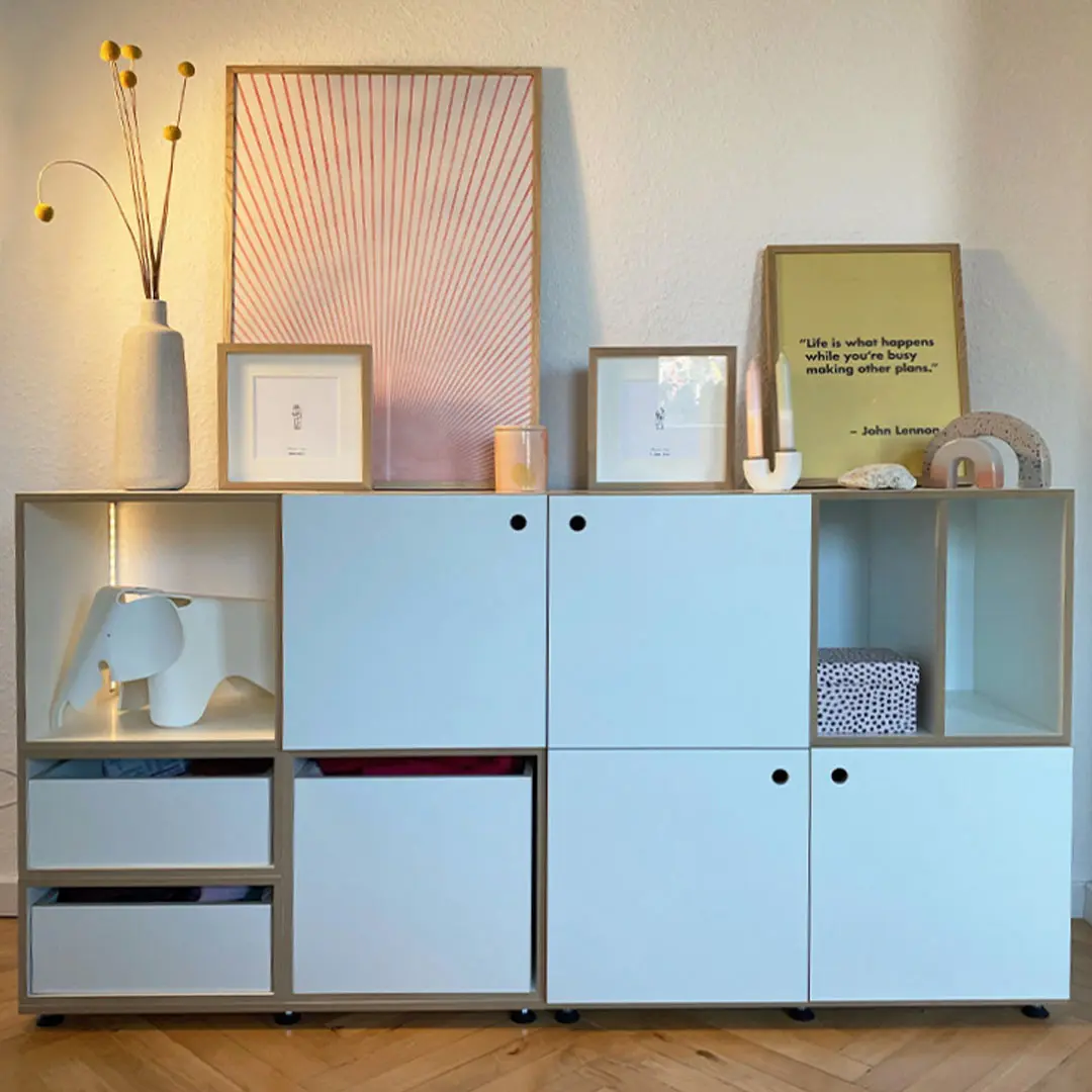 Schlichtes Sideboard mit LED Kundenbilder, Sideboards, LED