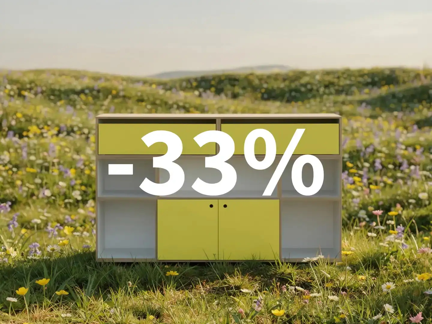 -33 % Rabatt Rabatt, Rabattstaffel, großes Wohnzimmer Sideboard, 33