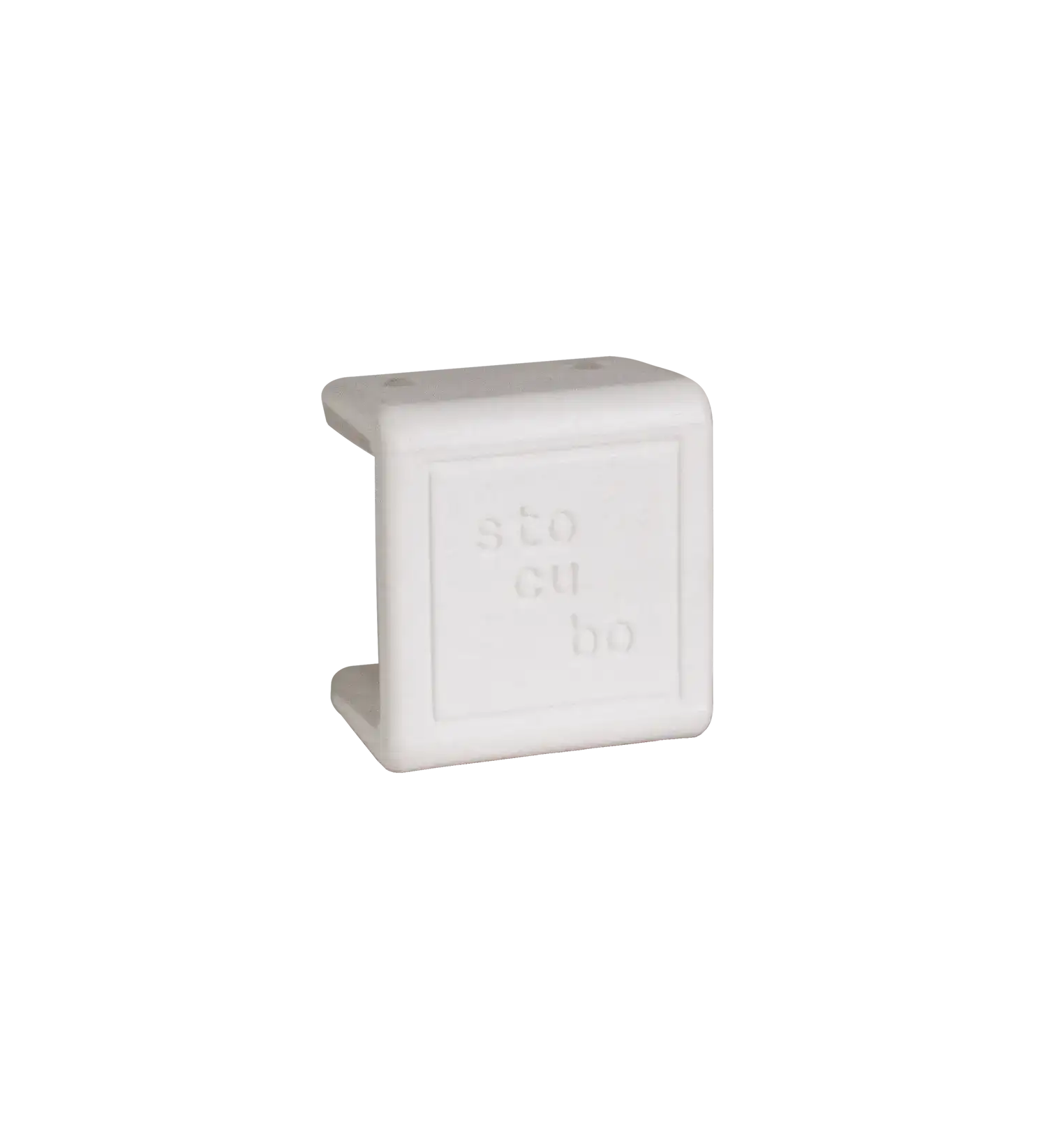 Kunststoffklammer weiß Kunststoffklammer, weiß