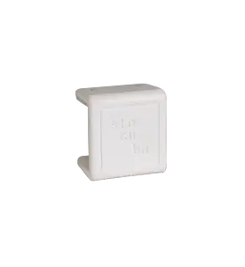 Kunststoffklammer, weiß