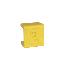 Klammer, Verbindungsklammer, Kunststoffklammer, gelb, bunt