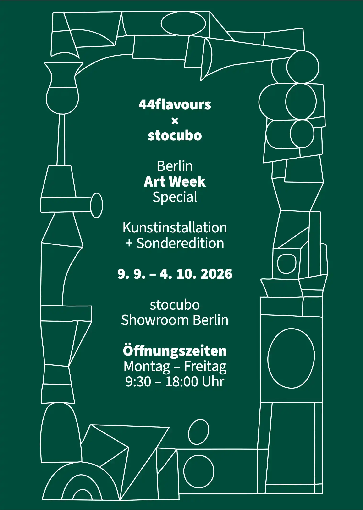 44flavours x stocubo-50x70 Poster
