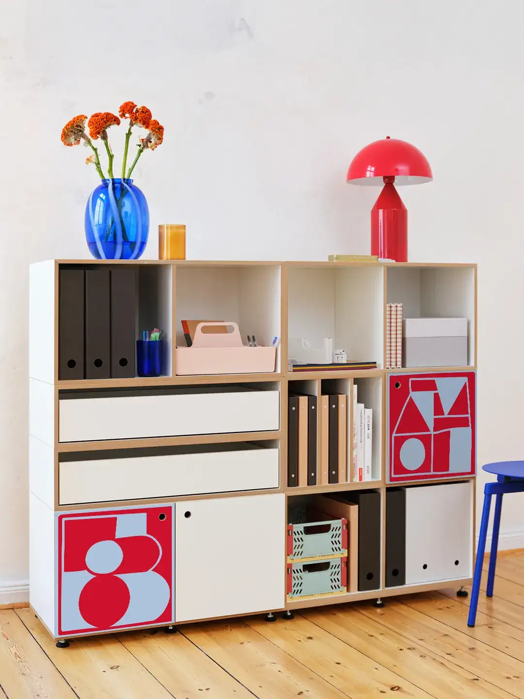 03, bookcase furniture furnishing shelf interior room home house 3d modern background-apricot_lighter