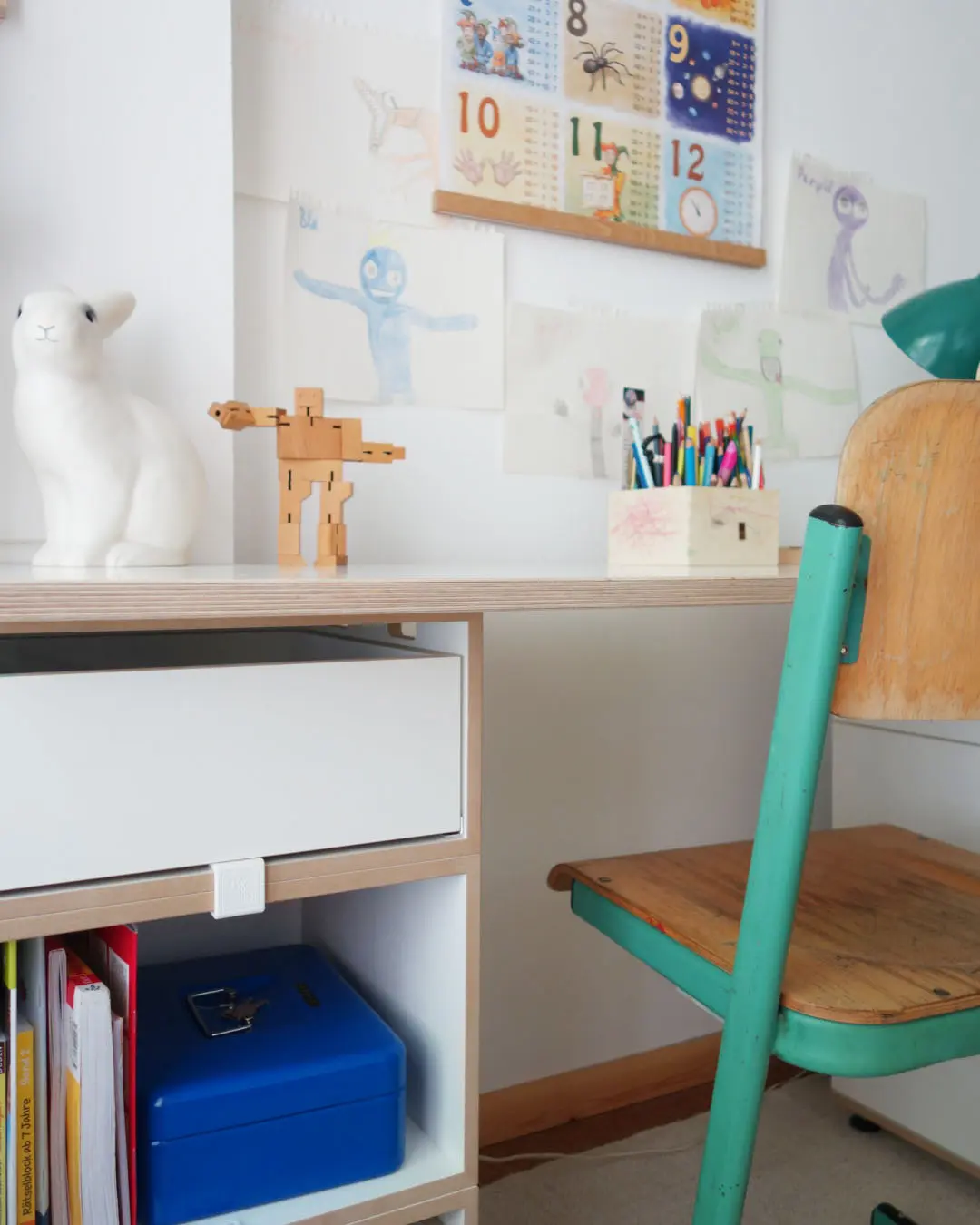Modularer Schreibtisch Koop, babyccinoberlin, Kinderzimmer, Home-Office Schreibtisch