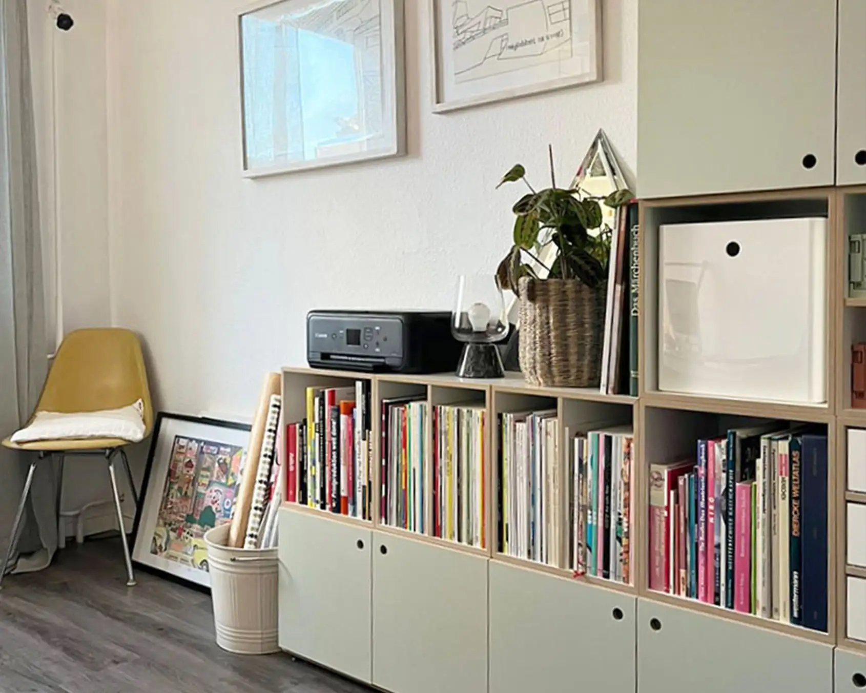 Bücherregal in Pistaziengrün Kundenbilder, Bücherregale, pistaziengrün