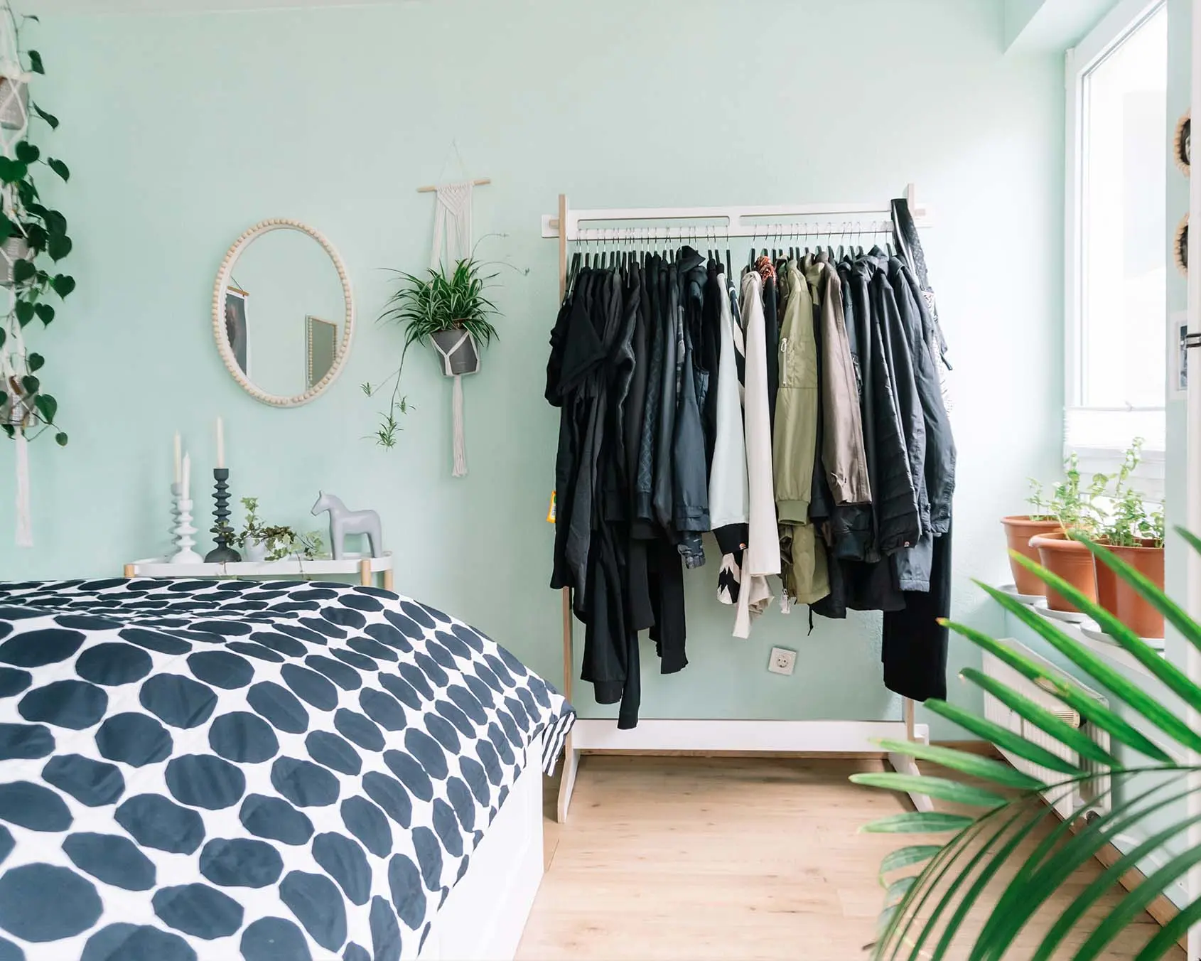 Garderobe Schlafzimmer, Schlafzimmerregale, stocubos, Ville, Garderobe