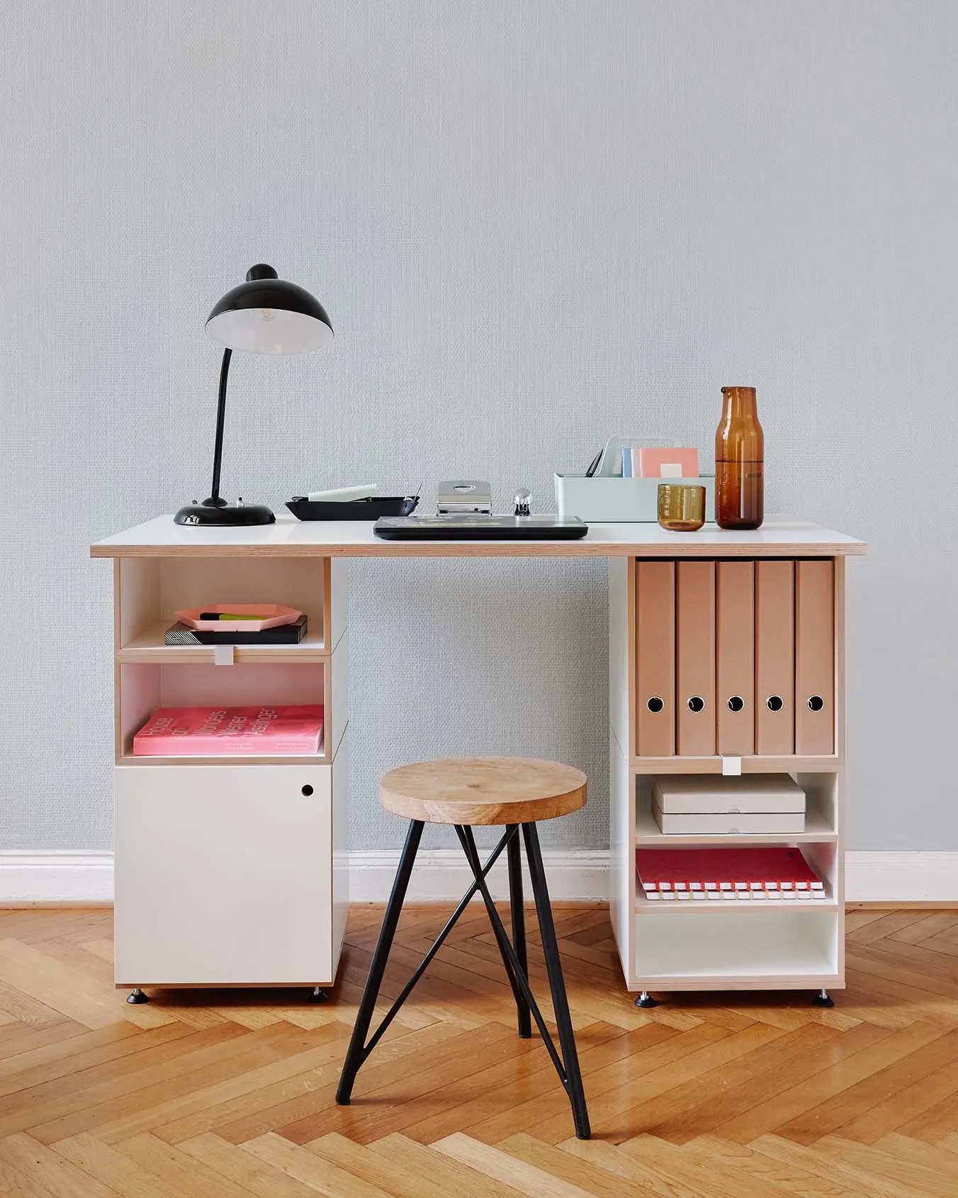 Modularer Schreibtisch mit Tür Home-Office, Schreibtischplatte, Schreibtisch