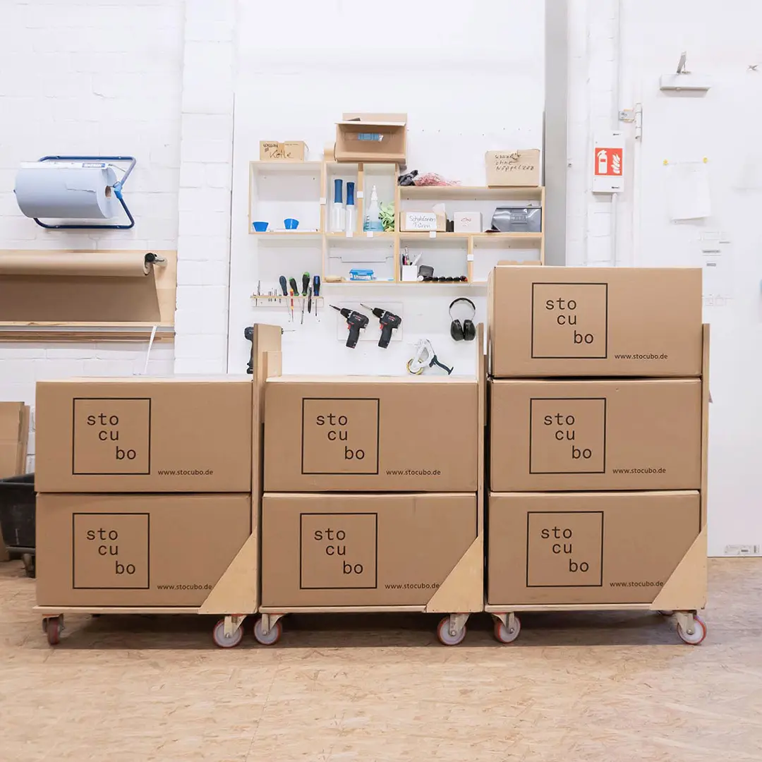 stocubo Kartons Nachhaltigkeit, Kartons, Lieferung, Recycle