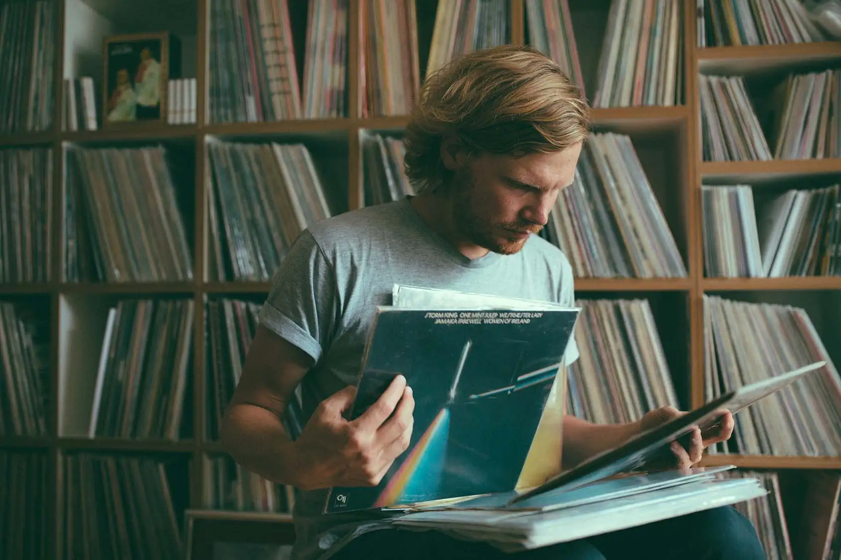 Koop, Inspiration, Blog, zu Besuch bei, Dexter, DJ, Schallplattenregale, Vinyl, LP