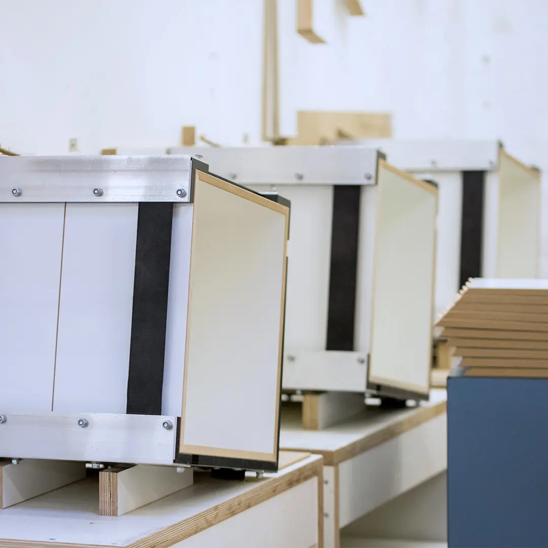 Cubes Presse, Module, Cubes, Werkstatt, Produktion