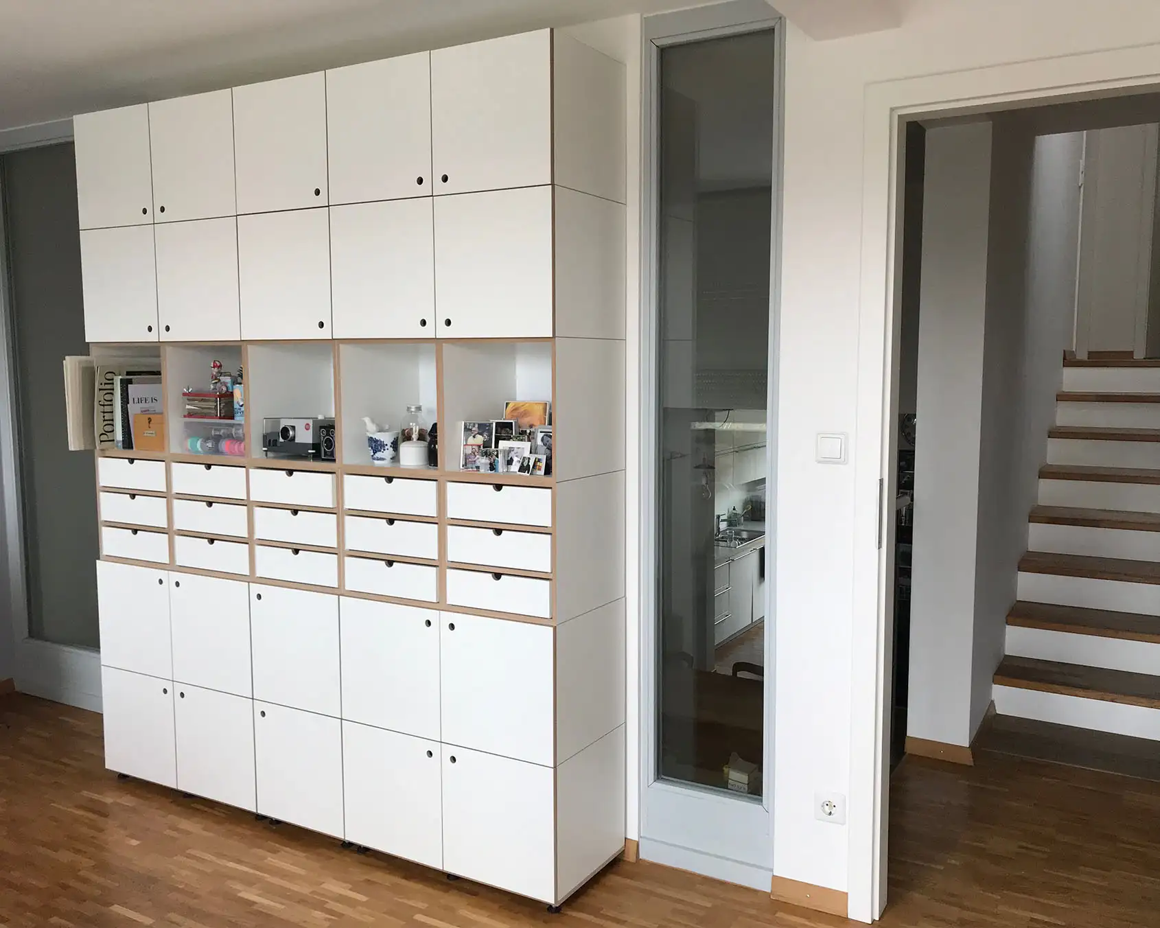 Wohnzimmerschrank mit Türen und Schubladen Kundenbilder, Schränke, Wohnzimmer, F3 Modul, Schubladen-Set