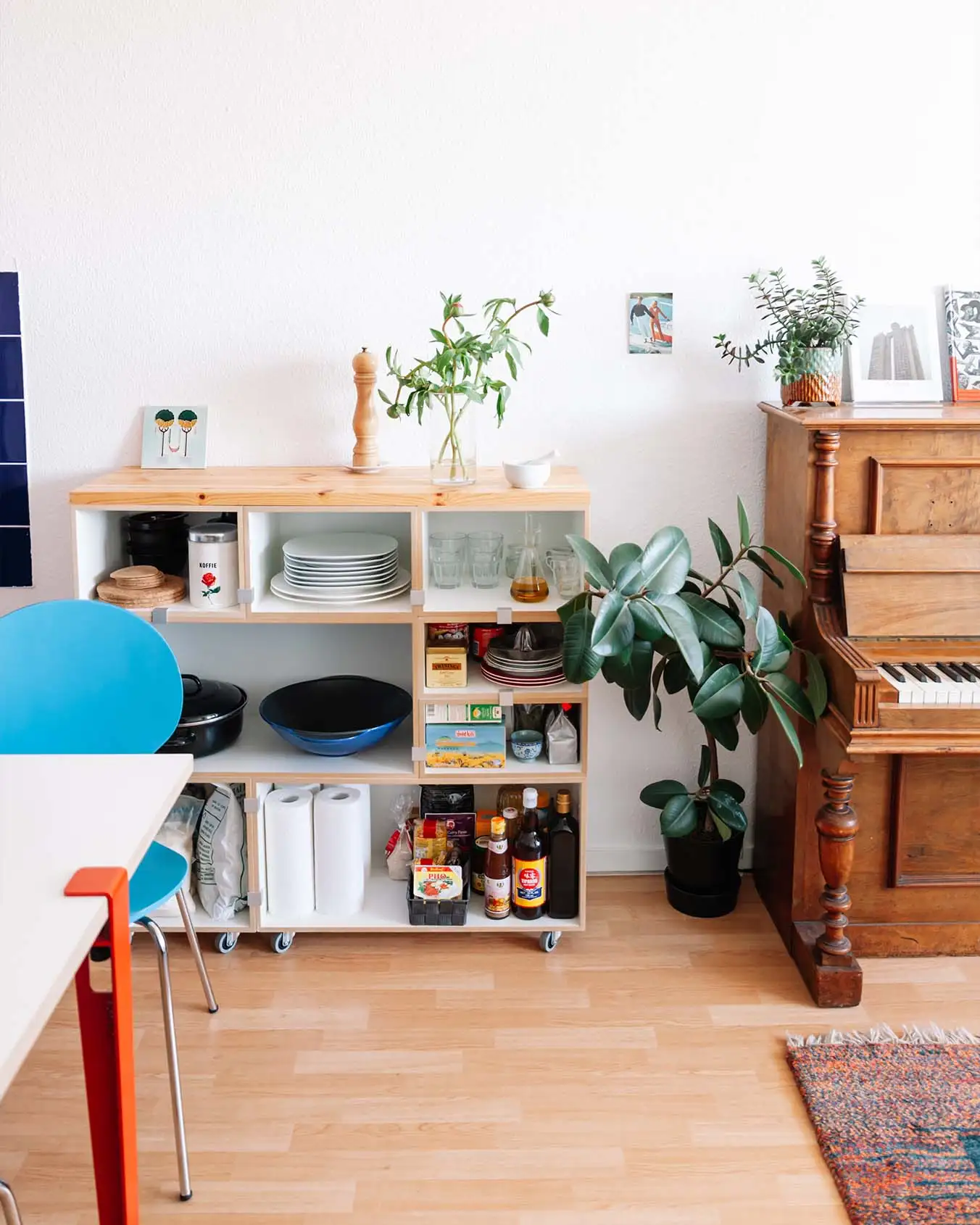 Über uns, Blog, stocubos, Home Story, Prak, Küchenregal, Esszimmerregal auf Rollen