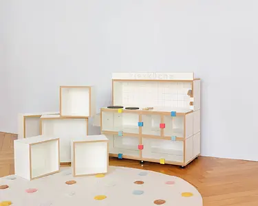 Kinderzimmer, Kinderregale, Kindermöbel, Kiezladen, Kiezküche, Erweiterungsset