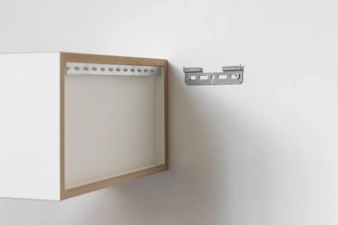 Eine Trägerplatte Anleitungen, Wandhängung, Wandhalterung A, Montage, Wand, Schrauben