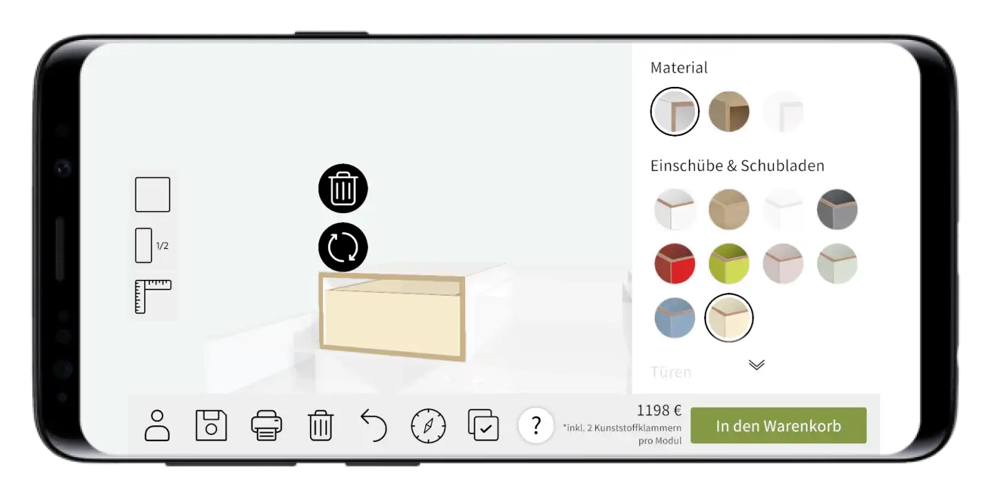 Blog, App, Konfigurator