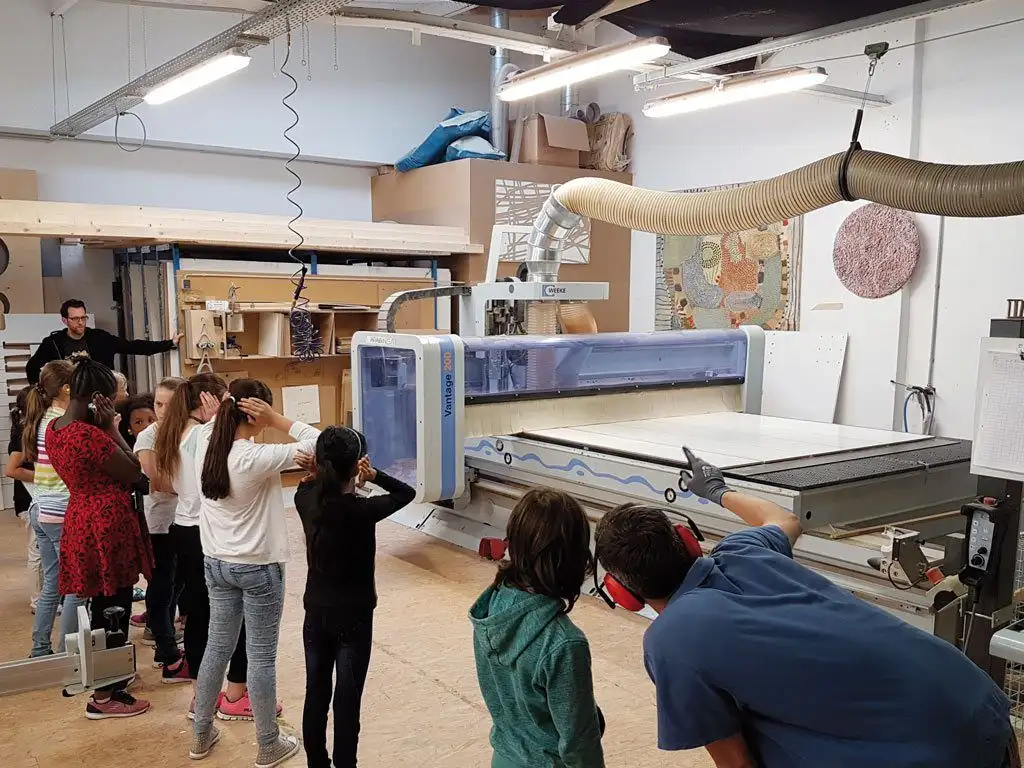 Schülerinnen und Schüler zu Gast bei stocubo Blog, Werkstatt, Grundschule, Workshop