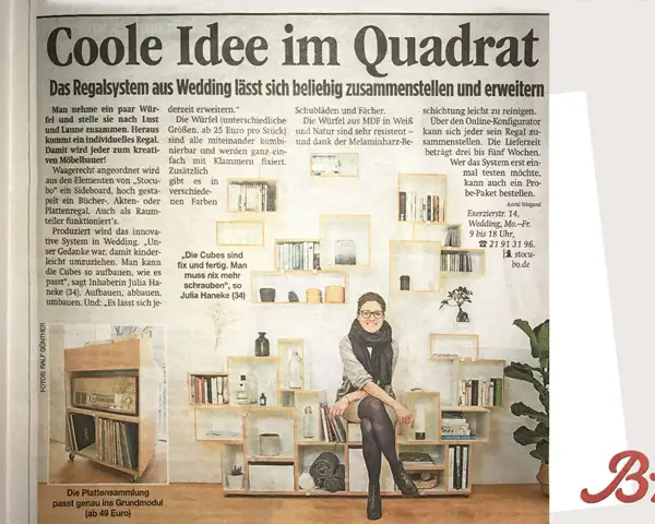 stocubo in der BZ Blog, Zeitung, Magazin