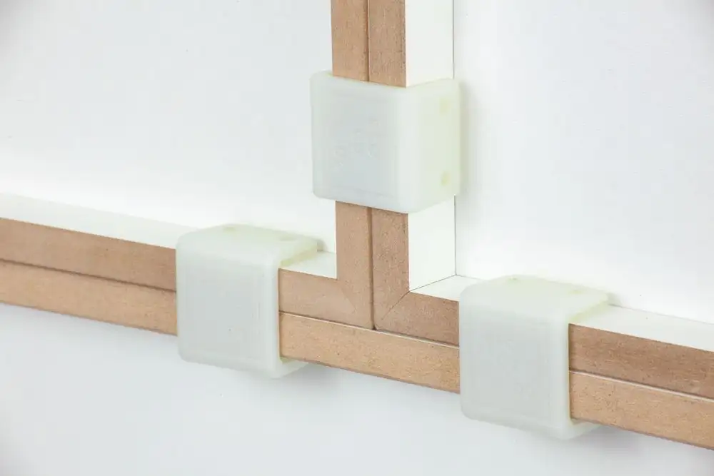 Weiße Kunststoffklammer Blog, Kunststoffklammer, weiß